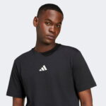 adidas City Escape Logo Graphic Erkek Siyah T-Shirt