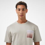 Calvin Klein Ombre Logo Erkek Gri T-Shirt