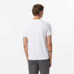 Calvin Klein Smooth Cotton Solid Erkek Beyaz T-Shirt