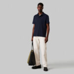 Calvin Klein Supima Erkek Mavi Polo