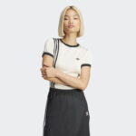 adidas Originals Knıtted 3S Beyaz Kadın T-Shirt