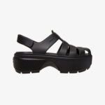 Crocs Stomp Fisherman Kadın Siyah Sandalet