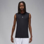 Jordan Dri-Fit Sport Erkek Siyah Kolsuz T-Shirt