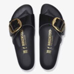 Birkenstock Madrid Big Buckle Nl High Shine Kadın Siyah Terlik