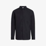 Calvin Klein Cotton Regular Erkek Siyah Gömlek