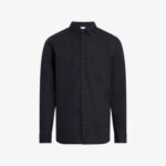 Calvin Klein Cotton Regular Erkek Siyah Gömlek