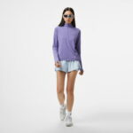 Nike Dri-Fit Pacer Kadın Mor Sweatshirt