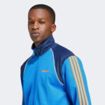 adidas Front Erkek Mavi Eşofman Üstü