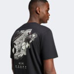 adidas City Escape Logo Graphic Erkek Siyah T-Shirt