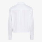 Calvin Klein Soft Cotton Modern Kadın Beyaz Gömlek