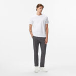 Calvin Klein Smooth Cotton Solid Erkek Beyaz T-Shirt