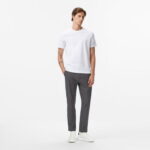 Calvin Klein Smooth Cotton Solid Erkek Beyaz T-Shirt