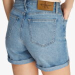 Calvin Klein Mom Kadın Mavi Şort