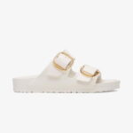 Birkenstock Arizona Eva Big Buckle Kadın Krem Terlik