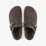 Birkenstock Boston Shearling Kadın Kahverengi Terlik