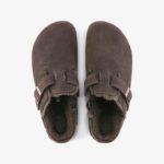 Birkenstock Boston Shearling Kadın Kahverengi Terlik