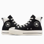 Converse Chuck Taylor All Star Puff Lift Kadın Siyah Süet Sneaker