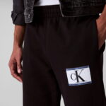 Calvin Klein Terry Graphic Jogger Erkek Siyah Eşofman Altı