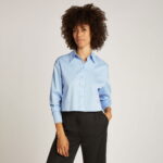 پیراهن آبی زنانه کالوین کلاین