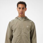 Calvin Klein Nylon Erkek Gri Ceket