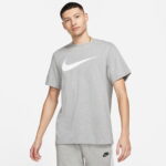 Nike Sportswear Icon Swoosh Erkek Gri T-Shirt