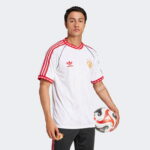 adidas Manchester United Retro Erkek Beyaz T-Shirt