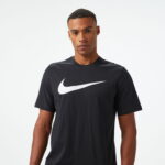 Nike Sportswear Icon Swoosh Erkek Siyah T-Shirt
