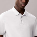 Calvin Klein Supima Erkek Beyaz Polo