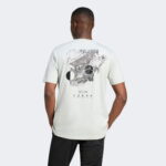 adidas City Escape Logo Graphic Erkek Gri T-Shirt