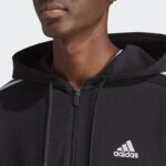 adidas M 3S Ft Erkek Siyah Günlük Sweatshirt