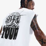 Nike Dri-Fit Top Street Erkek Beyaz T-Shirt