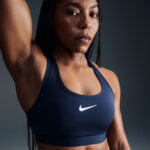 Nike Swoosh Medium Support Kadın Lacivert Bra