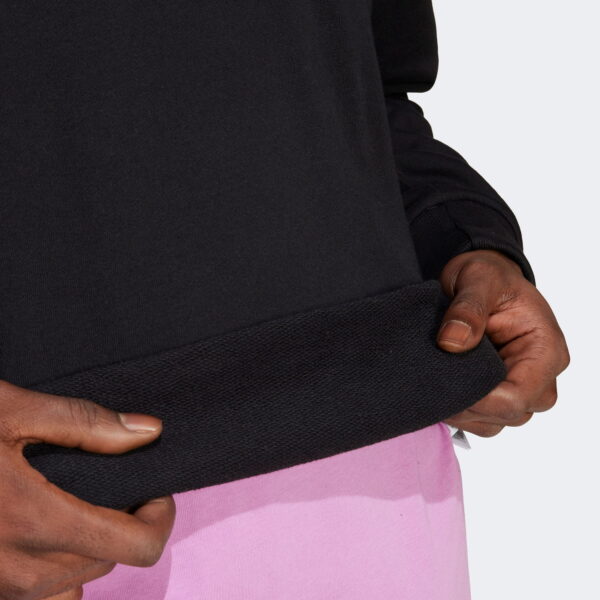 Adidas French Terry Erkek Siyah Sweatshirt