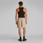 Calvin Klein Linen Erkek Gri Şort