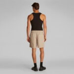 Calvin Klein Linen Erkek Gri Şort