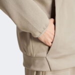 adidas Z.N.E. Full-Zip Kapüşonlu Erkek Bej Eşofman Üstü