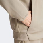 adidas Z.N.E. Full-Zip Kapüşonlu Erkek Bej Eşofman Üstü