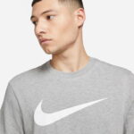Nike Sportswear Icon Swoosh Erkek Gri T-Shirt
