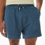 Calvin Klein Towelling Erkek Mavi Şort