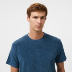 Calvin Klein Towelling Erkek Mavi T-Shirt