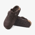 Birkenstock Boston Shearling Kadın Kahverengi Terlik