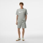 Nike Sportswear Icon Swoosh Erkek Gri T-Shirt