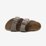 Birkenstock Arizona Bf Kayışlı Unisex Gri Terlik