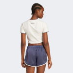 adidas Sportswear Kadın Beyaz Crop T-Shirt