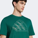 adidas Tec Outline Graphic Erkek Yeşil T-Shirt