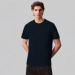 Calvin Klein Smooth Solid Erkek Mavi T-Shirt