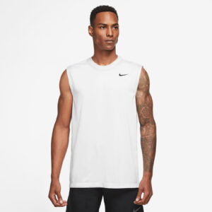 تی شرت بدون آستین سفید مردانه Nike Dri-FIT Legend Reset