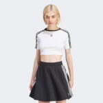 تی شرت سفید زنانه آدیداس 3S کودک