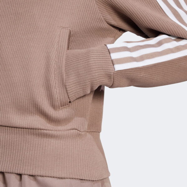 Adidas Knitted Top Kadın Kahverengi Eşofman Üstü