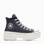 Converse Chuck Taylor All Star Lugged Lift Kadın Lacivert Deri Platform Bot